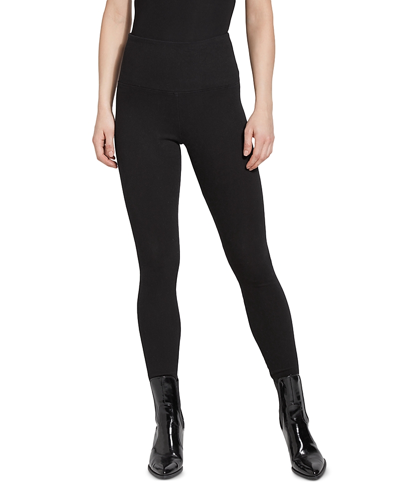 Lyssé Toothpick Stretch Denim Leggings In Black