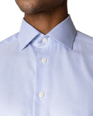 Slim Fit Houndstooth Dress Shirt