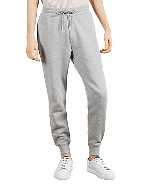 Ted Baker Cotton Jersey Regular Fit Jogger Pants In Light Gray