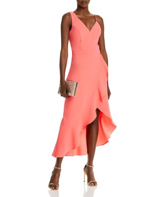 coral color dress