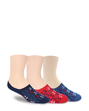 The Men's Store at Bloomingdale's Cotton Blend Anchor No Show Liner Socks - 100% Exclusive