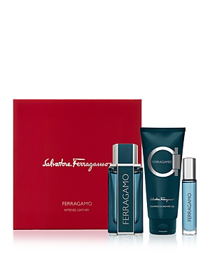 Ferragamo Intense Leather Eau De Parfum Gift Set ($120 Value)