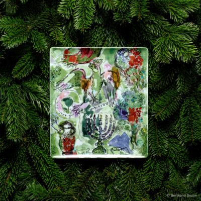 Bernardaud Marc Chagall Asher Tribe Matzo Plate