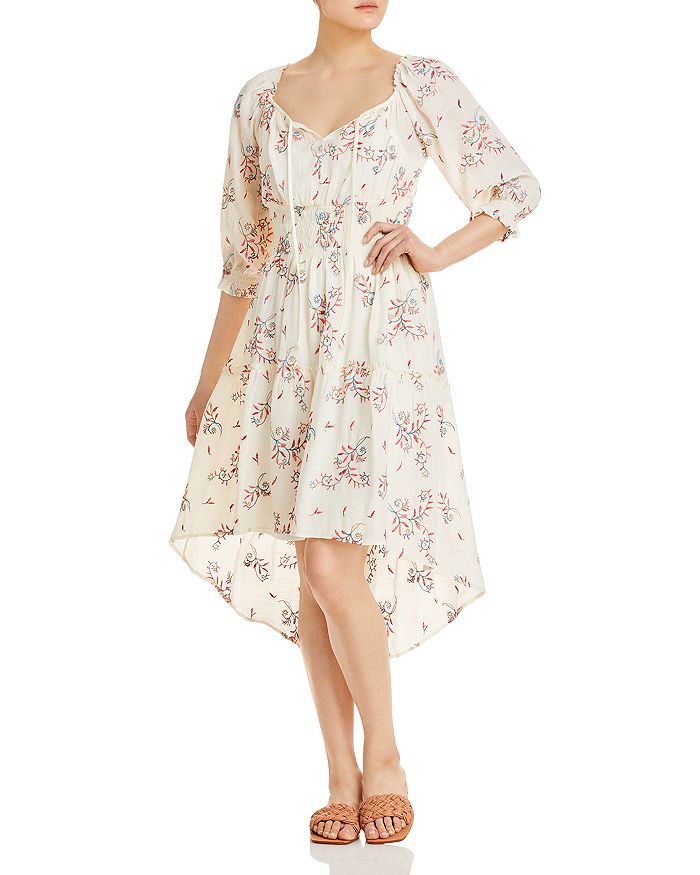 Olive Hill High Low Embroidered Peasant Dress Bloomingdale s