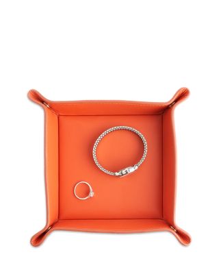 Travel Leather Catchall Valet Tray