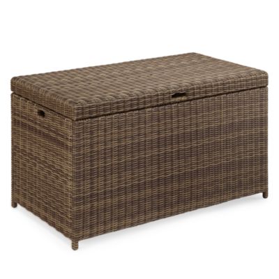 Sparrow & Wren Walton Outdoor Wicker Storage Bin