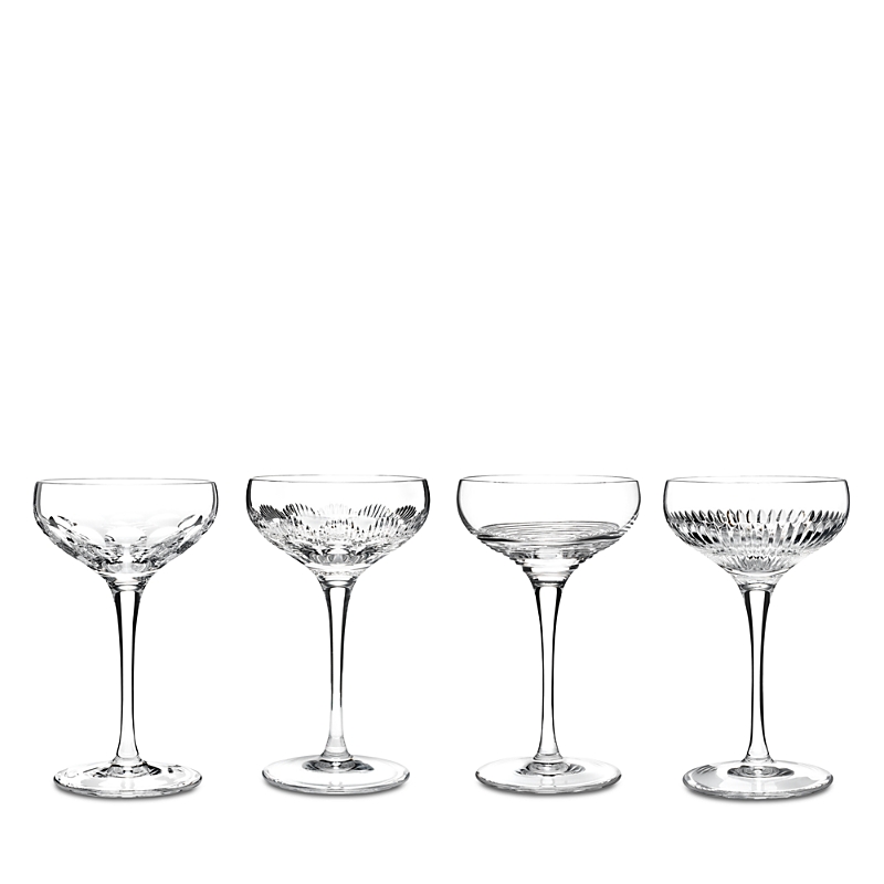 Waterford Set Of 4 Mixology Champagne Coupes
