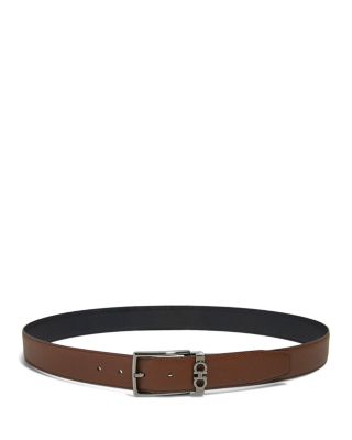 Men's Gancini Keeper Reversible Leather Belt