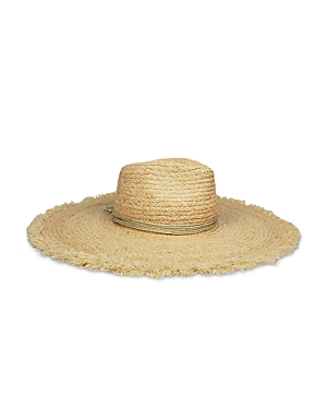 Hat Attack Coverup Sunhat In Natural/gold