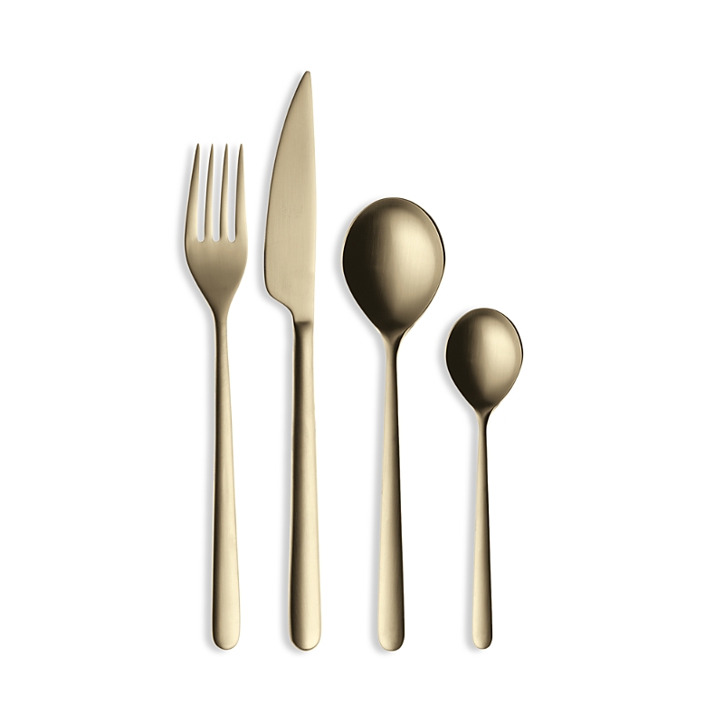 Mepra Linea Champagne 5-piece Place Setting In Champagne