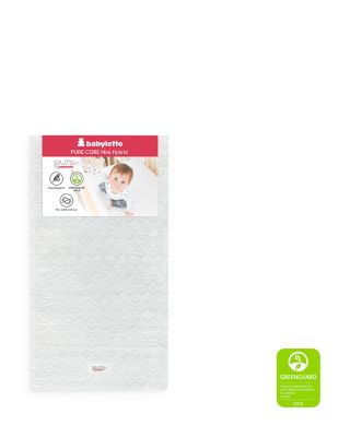 Pure Core Mini Crib Mattress with Hybrid Waterproof Cover