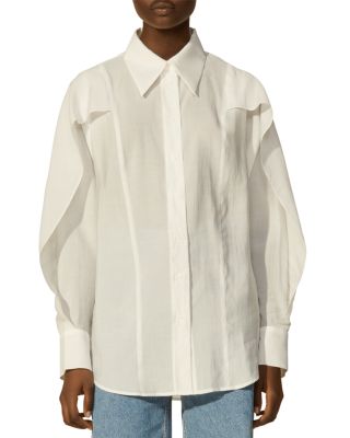 Sandro - Eliette Vented Sleeve Shirt
