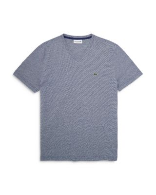 Lacoste - Heathered V-Neck Tee