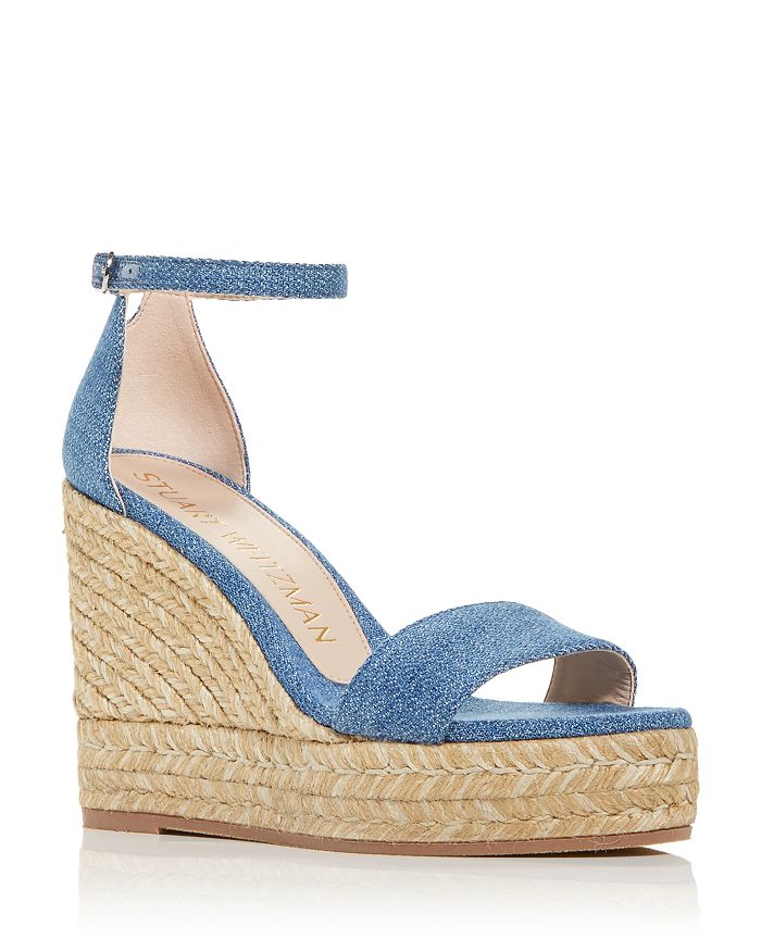 Stuart Weitzman Women's Floria Wedge Platform Espadrille Sandals - 100% Exclusive In Washed