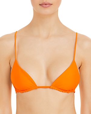 Jade Swim Via Triangle Bikini Top In Nectar