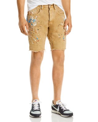 Purple Brand Men's Abstract Denim Shorts