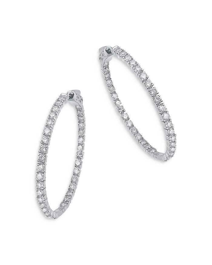 Bloomingdale's - Diamond Inside Out Hoop Earrings, 3.0 ct. t.w. - 100% Exclusive