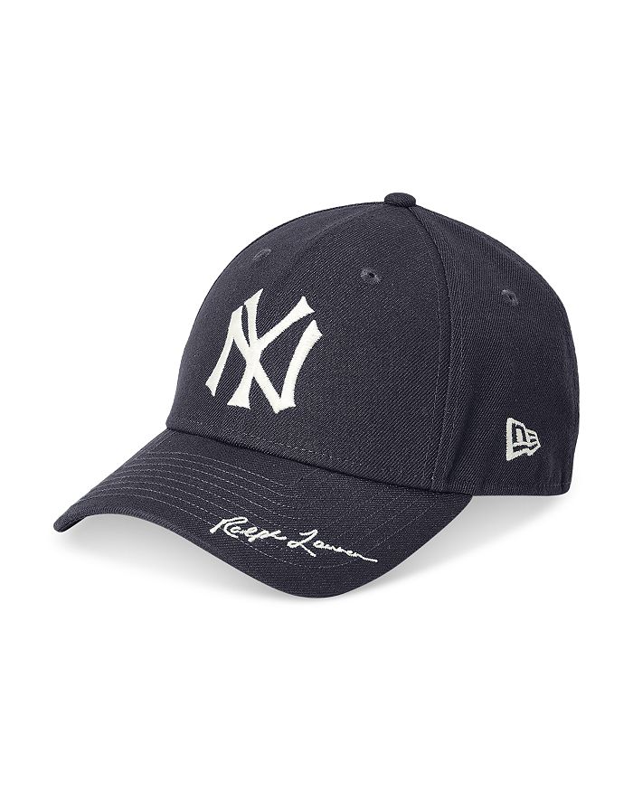 New York Yankees Baseball Bow 3/4 Navy Blue Sleeve Raglan