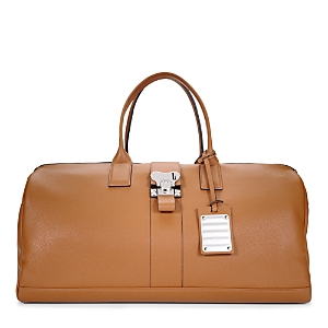 Fpm Milano Leather Duffel Bag In Saddle