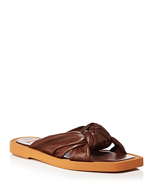 Jimmy Choo Women's Tropica Leather Flat Sandals