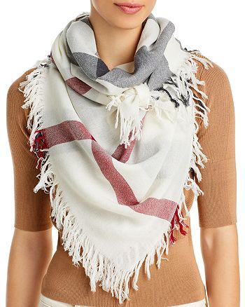 Burberry Merino Wool Check Scarf (25% off) - Comparable value $400 |  Bloomingdale's