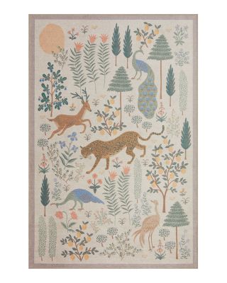 Rifle Paper Co. - Menagerie MEN-01 Area Rug, 7'6" x 9'6"