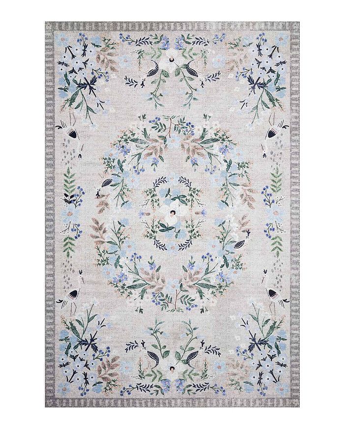 Rifle Paper Co Palais Pal-03 Area Rug, 7'6 X 9'6 In Stone