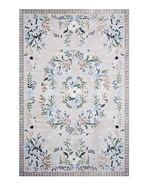 Rifle Paper Co Palais Pal-03 Area Rug, 3'9 X 5'9 In Stone