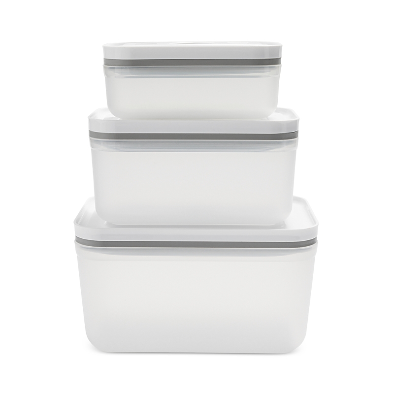 ZWILLING J. A. HENCKELS FRESH & SAVE VACUUM PLASTIC CONTAINERS, SET OF 3