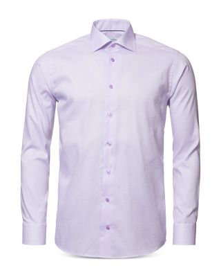 Slim Fit Textured Solid Shirt