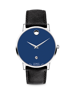 Shop Movado Museum Automatic Watch, 40mm In Blue