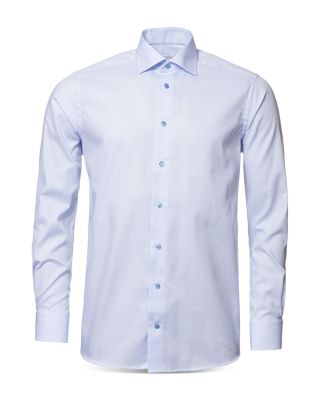 Slim Fit Textured Dress Shirt