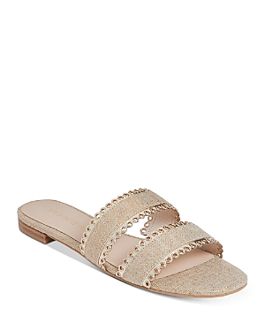 JACK ROGERS WOMEN'S SAVANNAH EYELET DOUBLE BAND SLIDE SANDALS,131211SA05