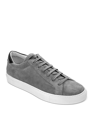 To Boot New York Men's Pacer Low Top Trainers In Grey Suede