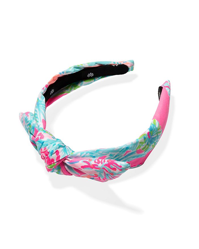 Lele Sadoughi Kids' X Lilly Pulitzer Bow Headband In Sea Things