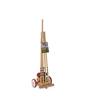 KETTLER - 4 Player Croquet Set with Trolley
