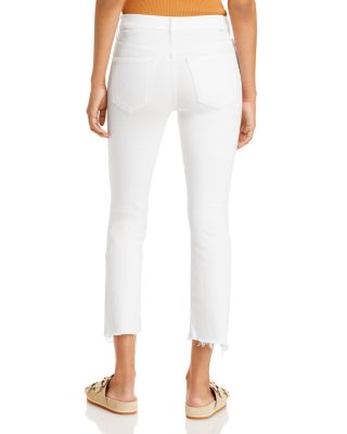 The Insider High Rise Crop Step Fray Bootcut Jeans
