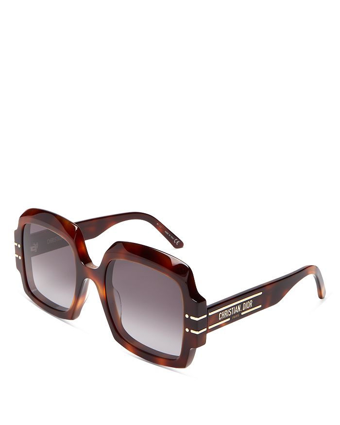 Dior Women's Square Sunglasses, 55mm | Bloomingdale's
