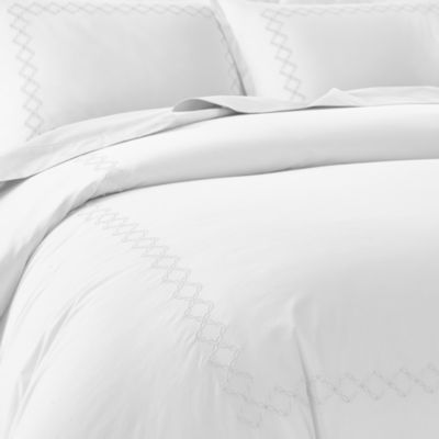 Embroidered Percale Bedding Collection - Exclusive