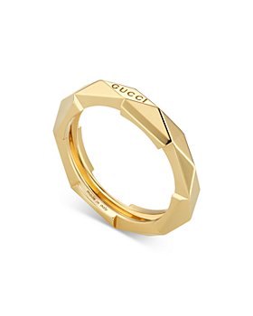 Gucci - 18K Yellow Gold Link To Love Stud Ring
