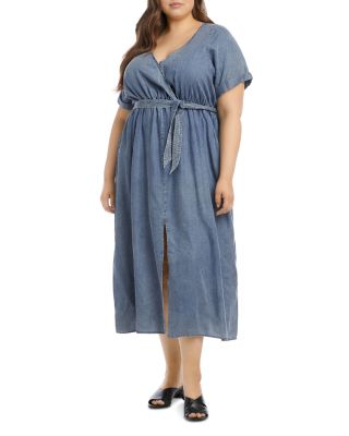 plus chambray dress