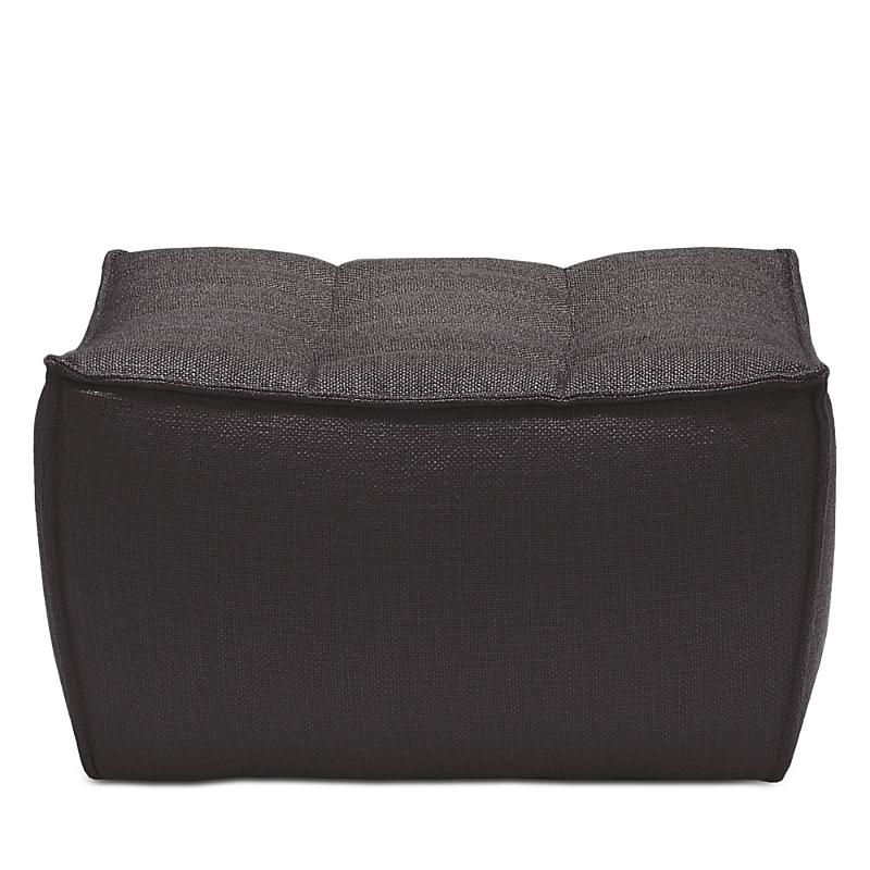 Ethnicraft N701 Footstool Sectional In Dark Gray