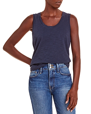 Theory Scoopneck Easy Tank In Spring Navy
