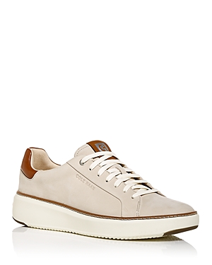 Cole Haan Grandpro Topspin Low Top Sneakers In Cement