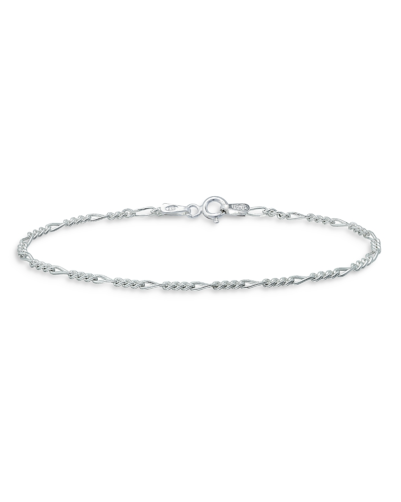Shop Aqua Figaro Link Bracelet - Exclusive In Silver