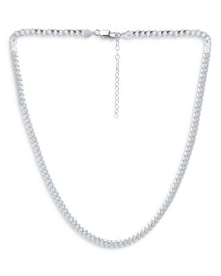 AQUA Cuban and Curb Link Chain Necklace, 16