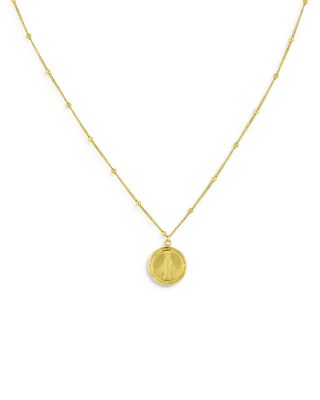 Virgin Mary Medallion Necklace 