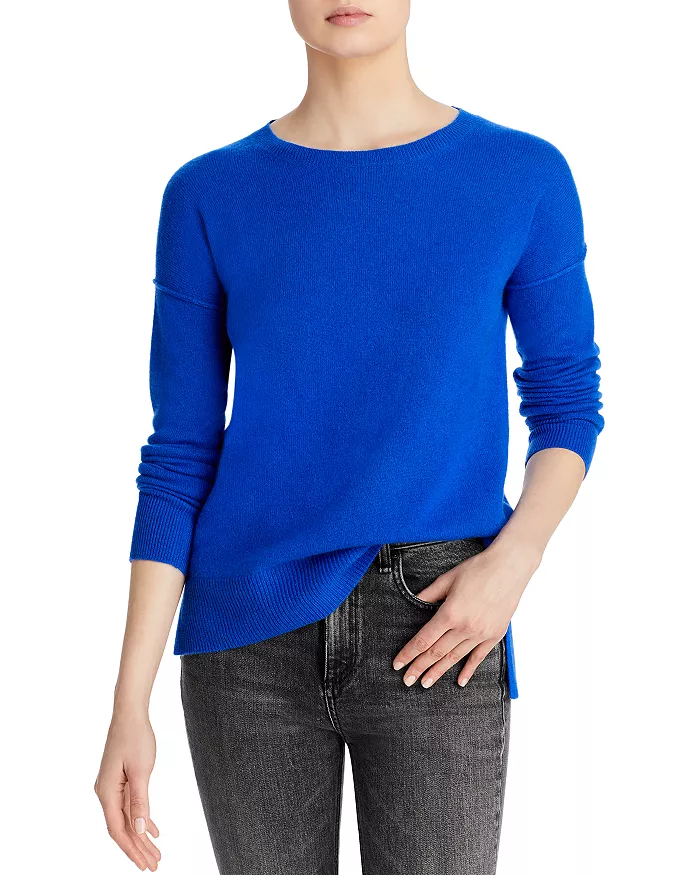 Bloomingdale’s: AQUA High Low Cashmere Sweaters on sale for $44.43