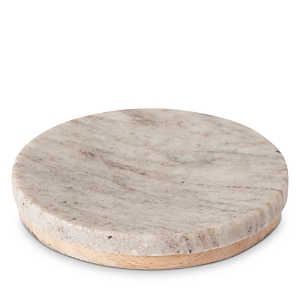 Shop Kassatex San Marino Soap Dish In Marble/wood
