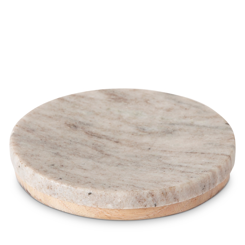 Kassatex San Marino Soap Dish In Marble/wood